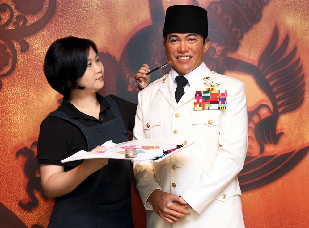 Soekarno hadir di Madame Tussauds Hong Kong