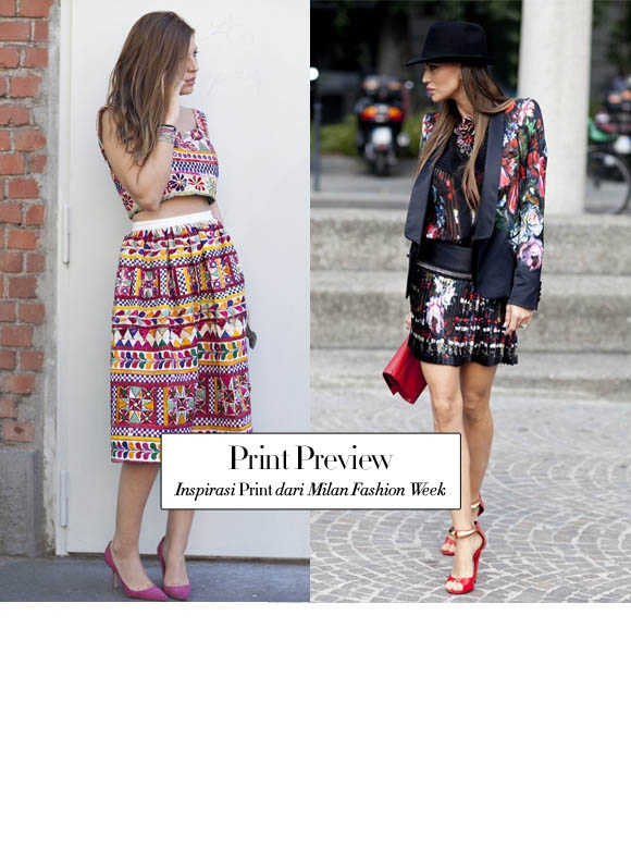 Inspirasi Print Dari Gelaran Milan Fashion Week