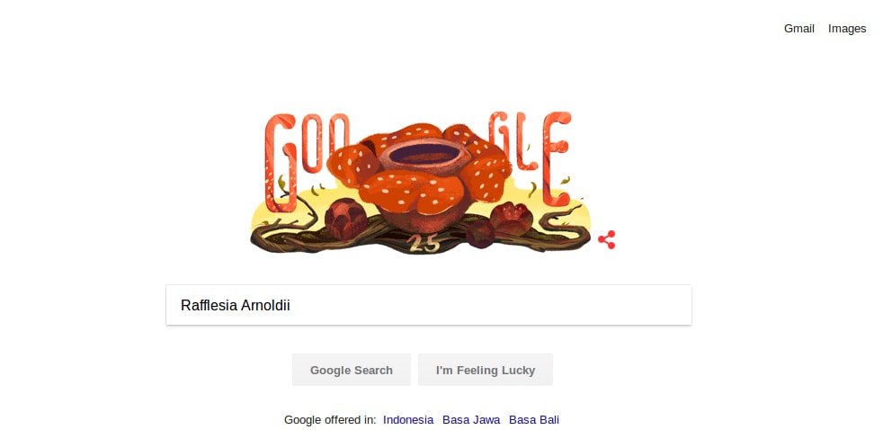 Rafflesia Arnoldii Jadi Google Doodle, Apa Alasannya?