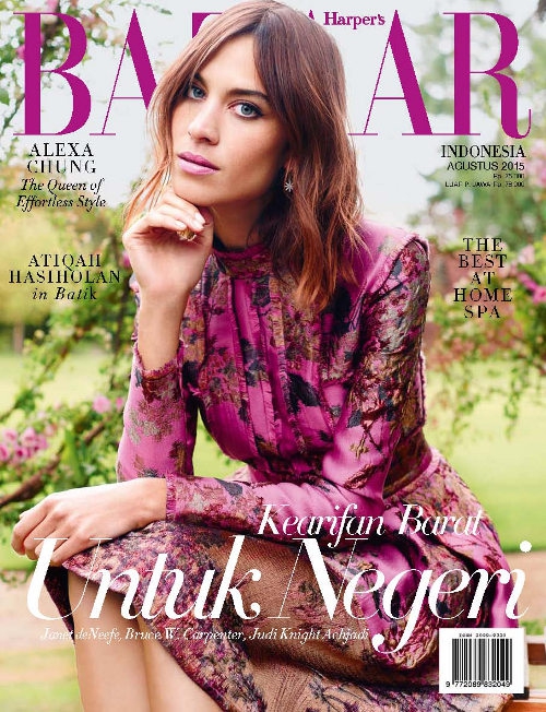 Harper's Bazaar Indonesia edisi Agustus 2015