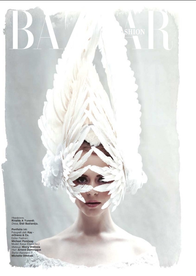 Whimsical Purity, Harper's Bazaar Wedding Ideas 2015