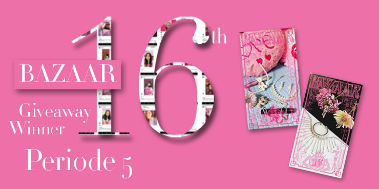 Pemenang Bazaar 16th Anniversary Giveaway - Frank & Co.