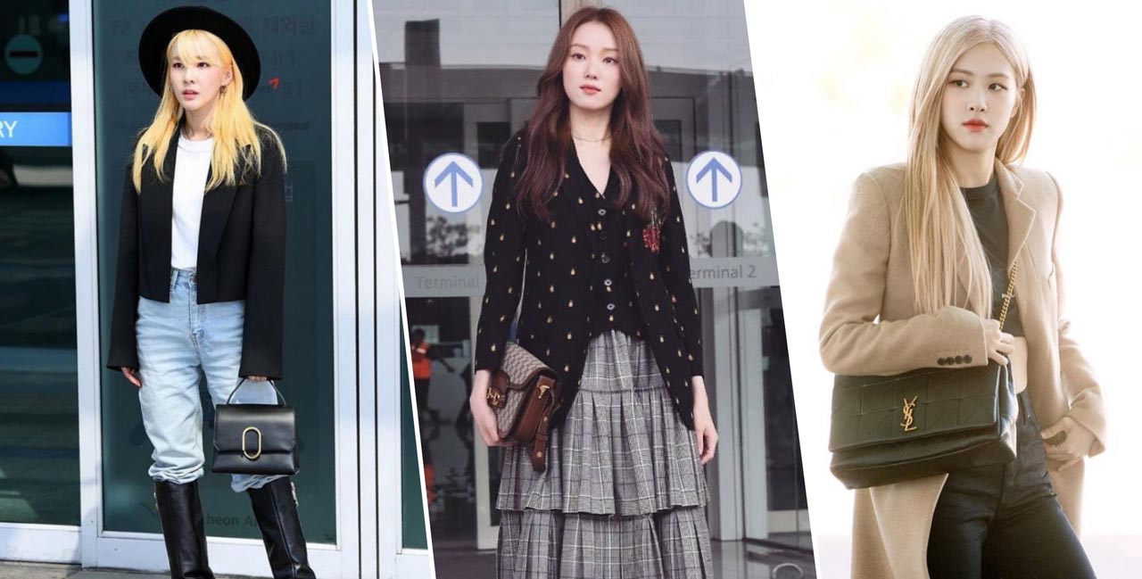 Foto Airport Fashion Selebriti Korea Sebelum ke Fashion Week