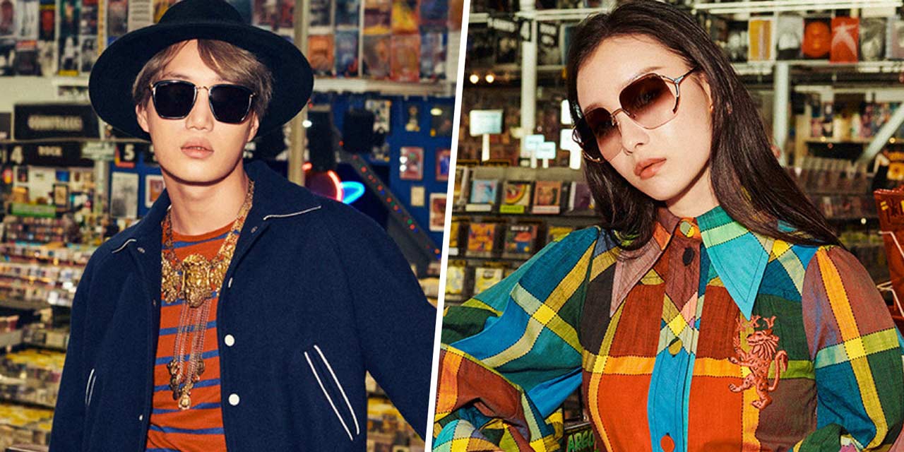 Kai EXO & Ni Ni Bintangi Kampanye Kacamata Terbaru Gucci