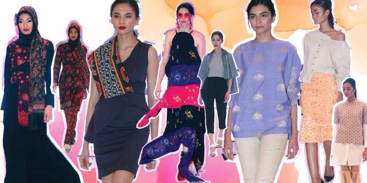 4 Desainer Memadukan Kain Tradisional