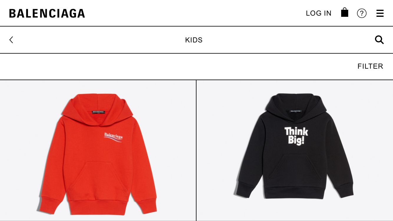 Koleksi Perdana Balenciaga Kidswear