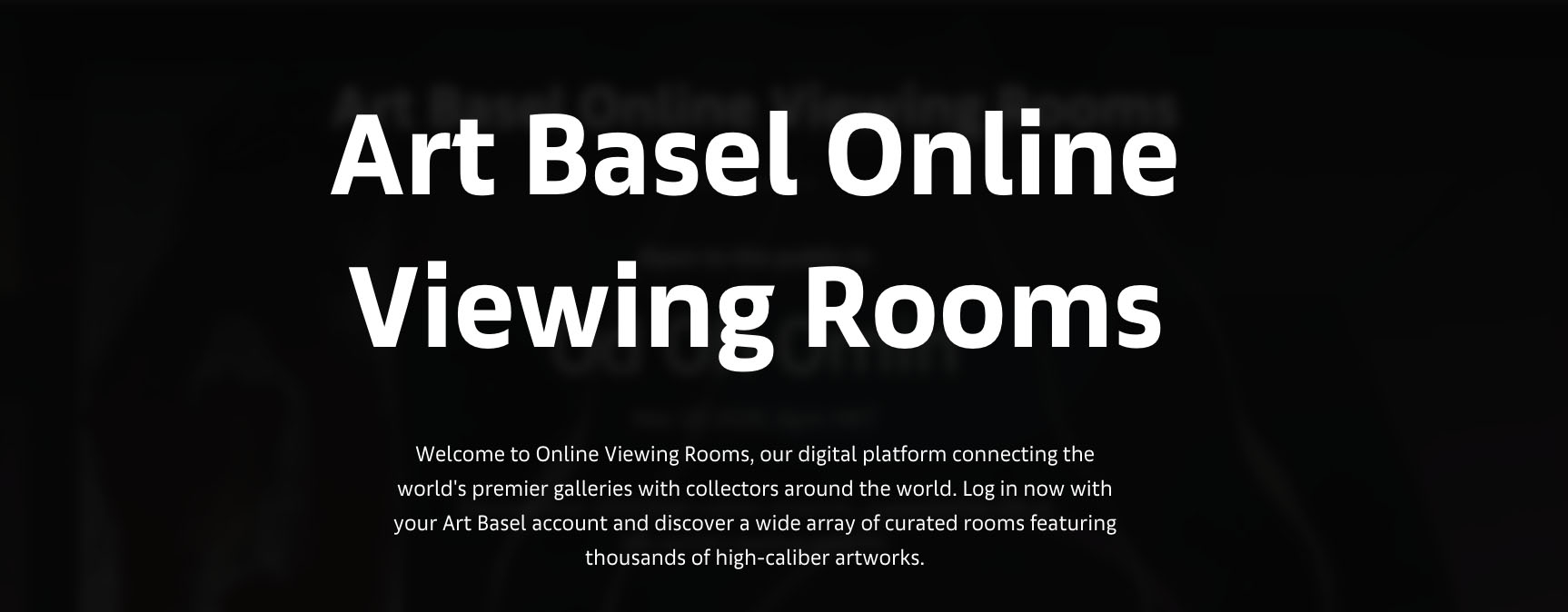 Art Basel 2020 Dilangsungkan Melalui 'Online Viewing Rooms'
