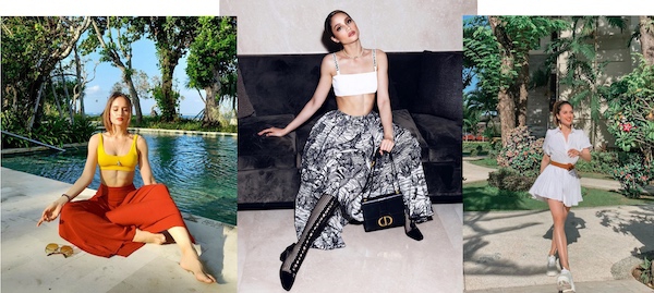 10 Inspirasi Gaya Resort dari Cinta Laura Kiehl