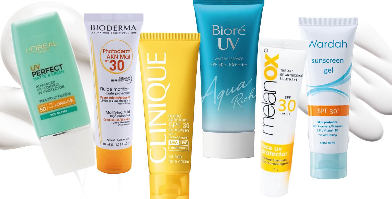 Untuk kulit berminyak sunscreen 7 Rekomendasi