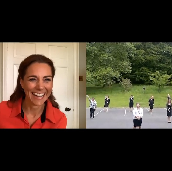 Kate Middleton Kunjungi Pusat Rehabilitasi Secara Virtual