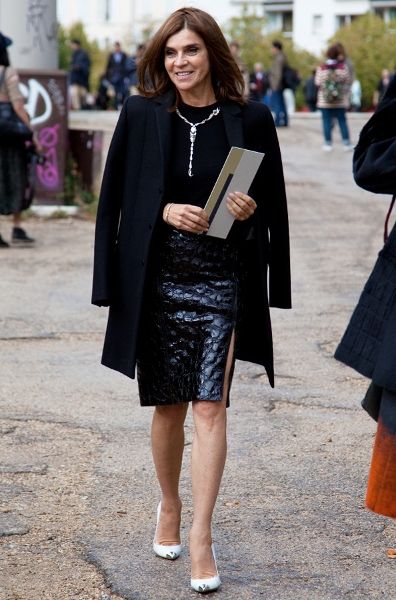 Street Style: Carine Roitfeld