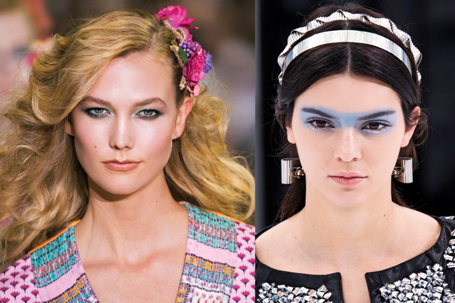 Makeup Mata Berwarna Biru ala Chanel dan DVF