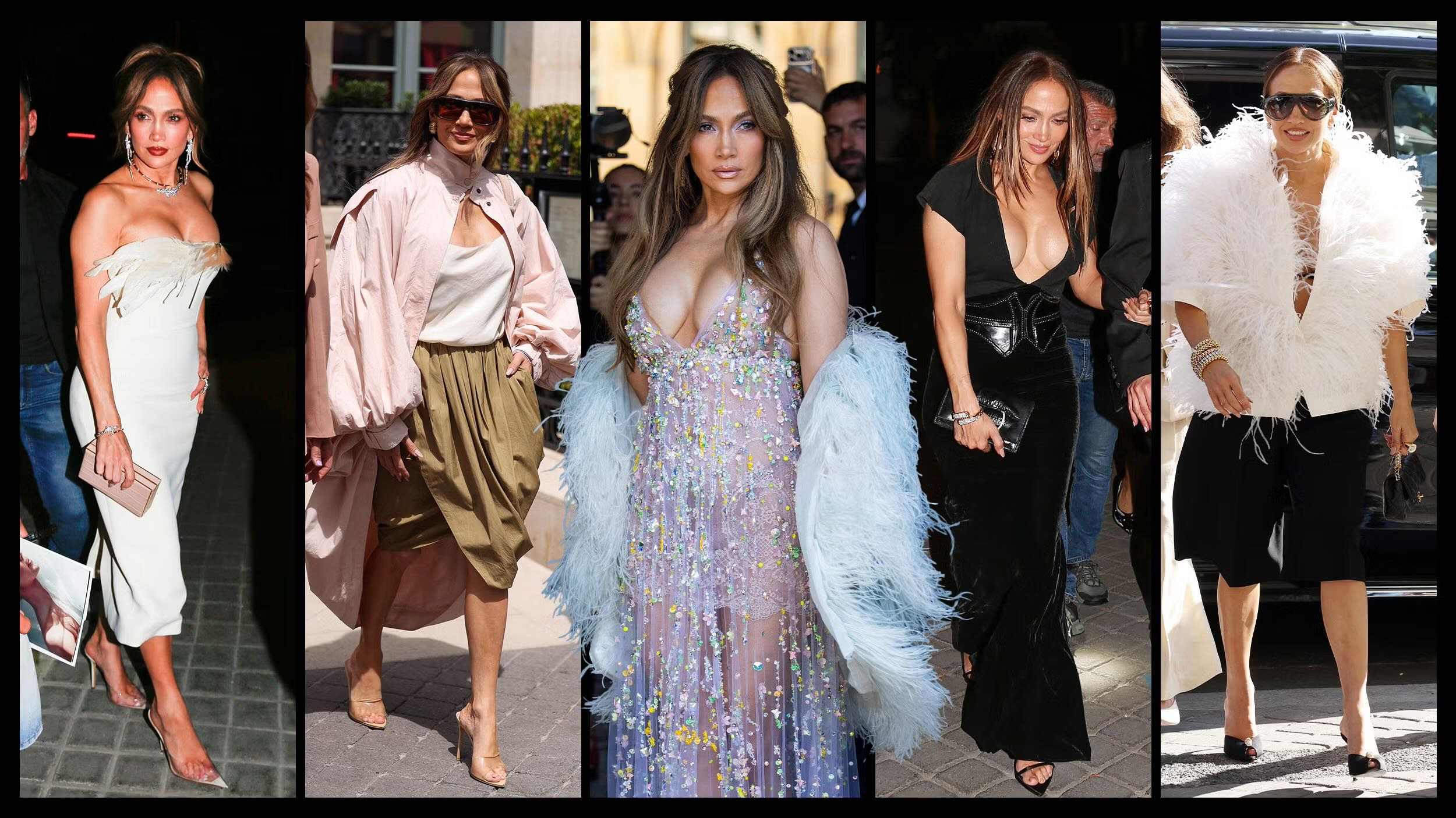 Parade Kemewahan Jennifer Lopez di Paris Couture Week