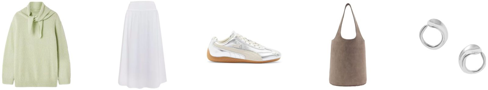 Lupakan Warna Putih, Sepatu Kets Metalik Jadi Item Paling Serbaguna Musim Ini