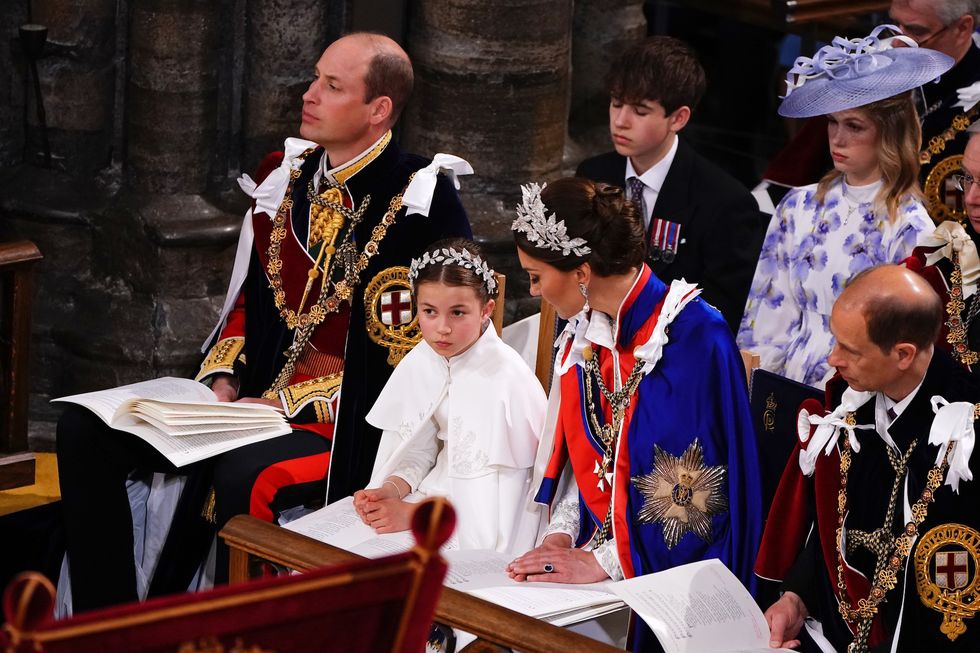 Pangeran William, Putri Charlotte, dan Putri Kate