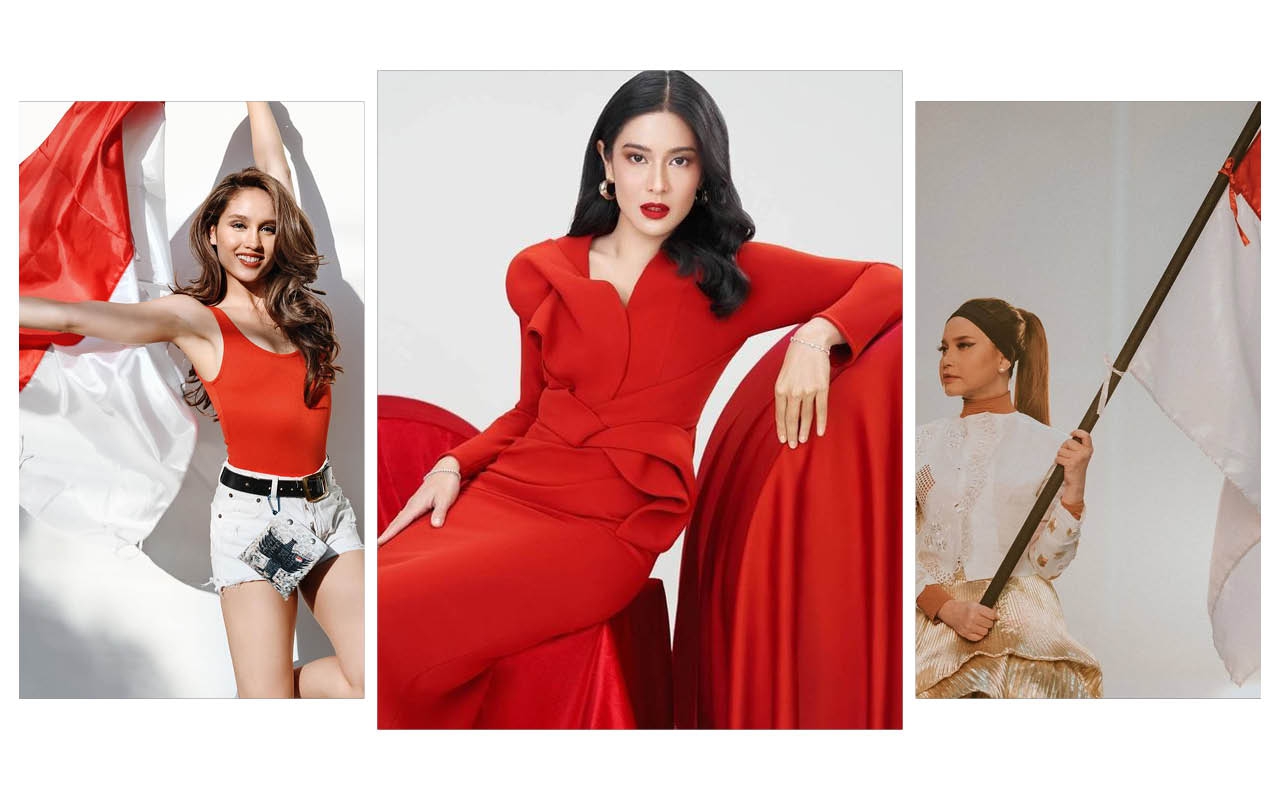 Inilah Foto Selebriti Tanah Air yang Merayakan Hari Kemerdekaan Indonesia ke-76
