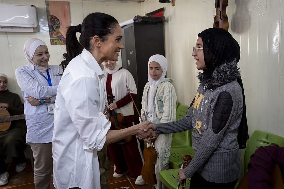 Duchess Meghan di kamp pengungsi Za&rsquo;atari