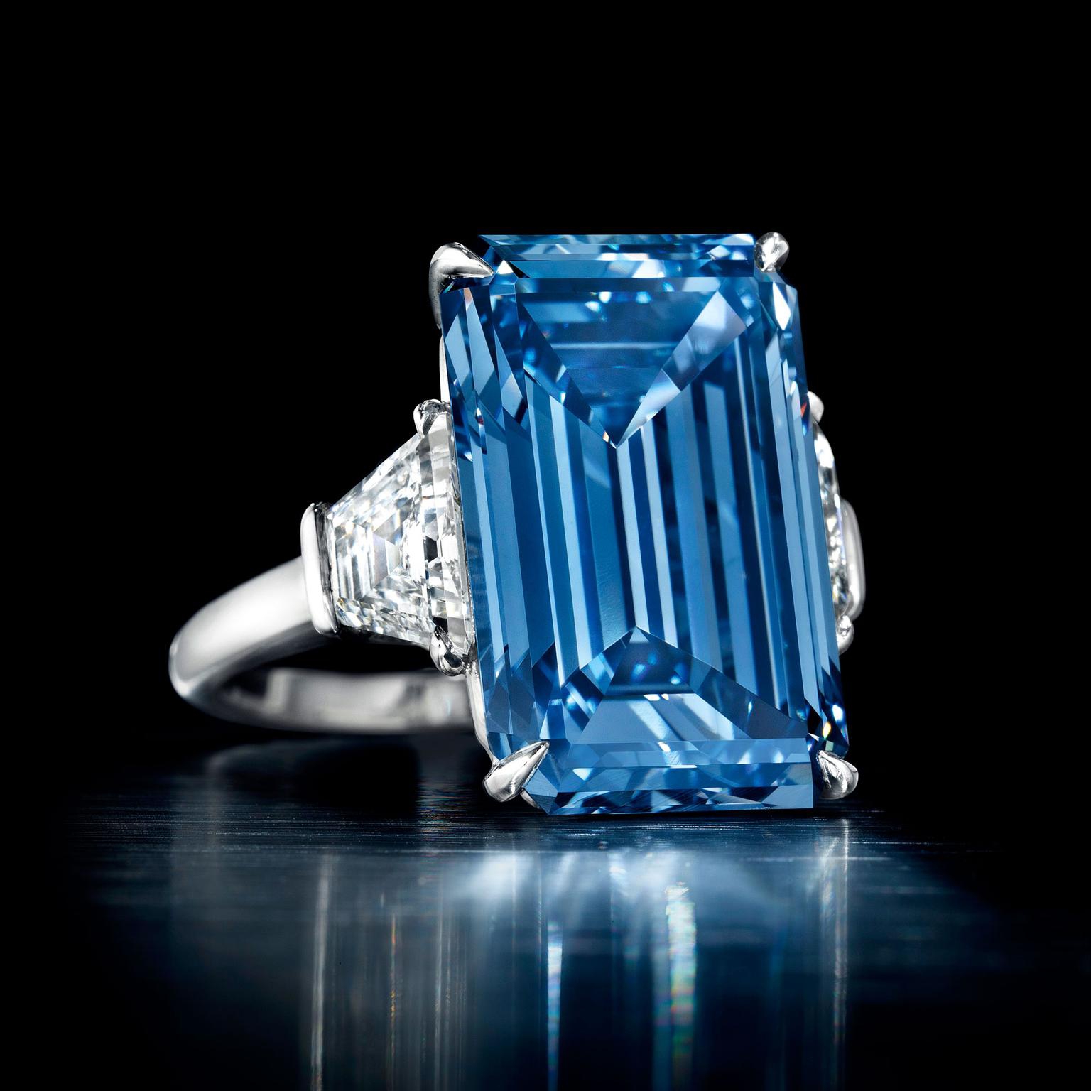 Oppenheimer Blue Diamond Ring