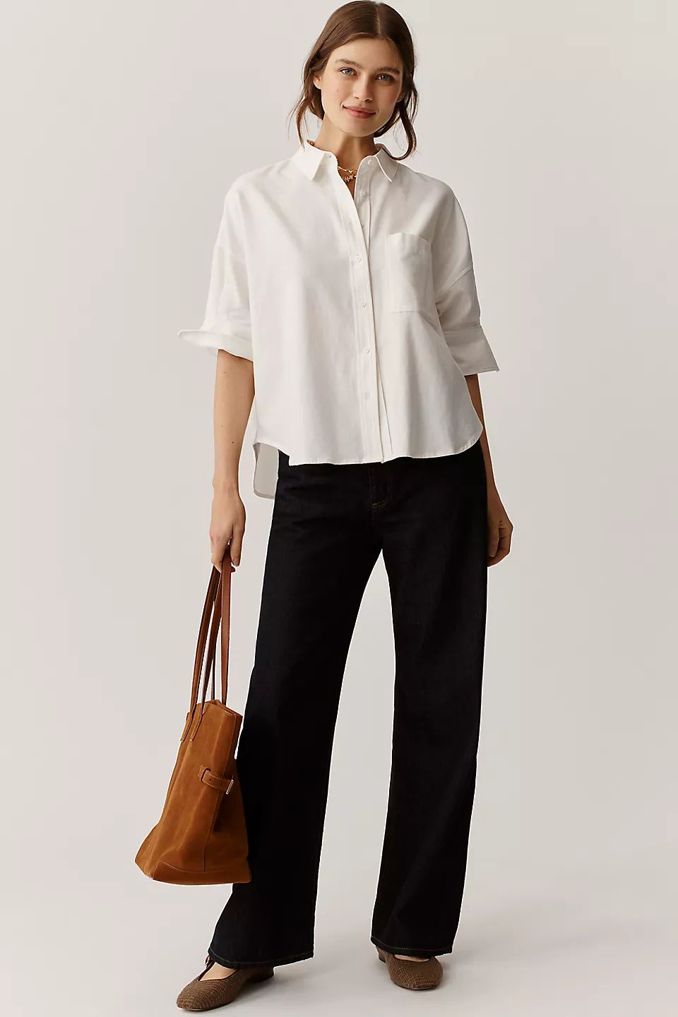White Boxy Shirt