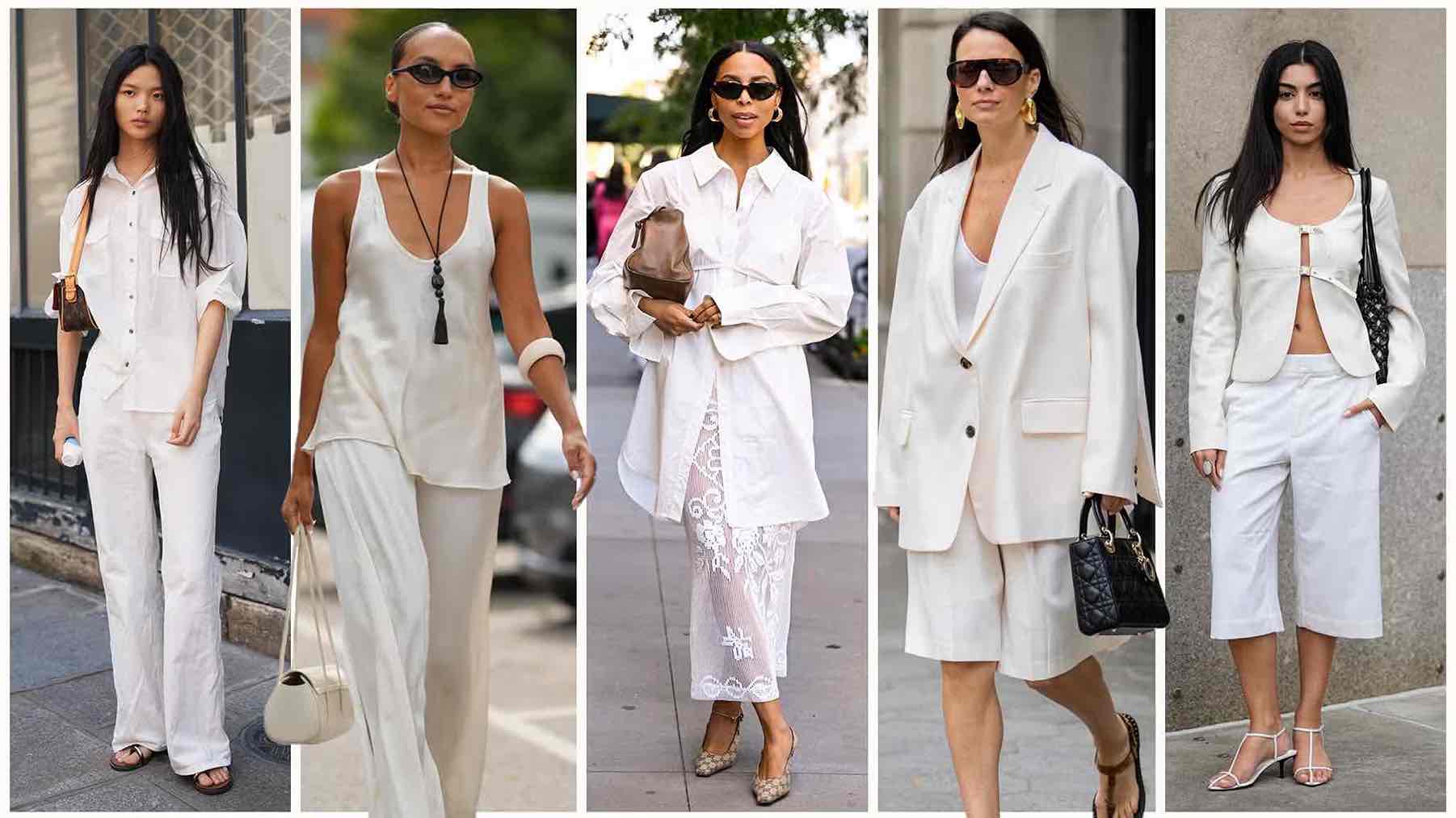 10 Inspirasi Outfit Serba Putih Terbaik untuk Musim Panas