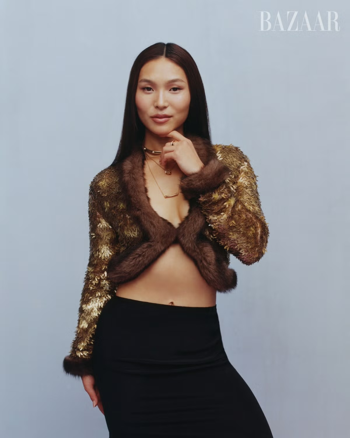 Chloe Kim sebagai Harper's Bazaar Ikon 2025