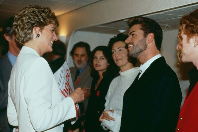 Putri Diana dan George Michael, tahun 1993.