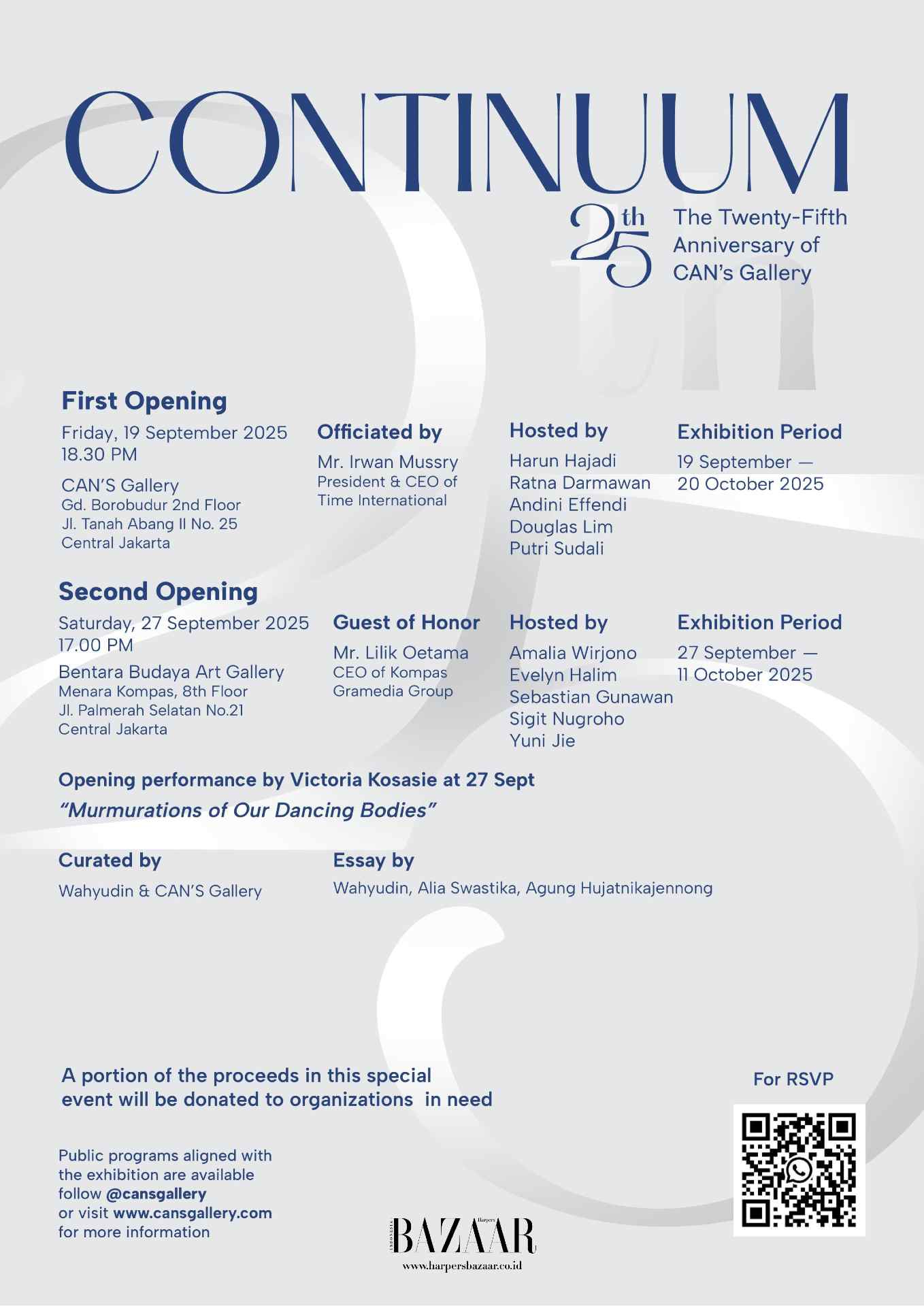 The 25th Anniversary of CAN's Gallery