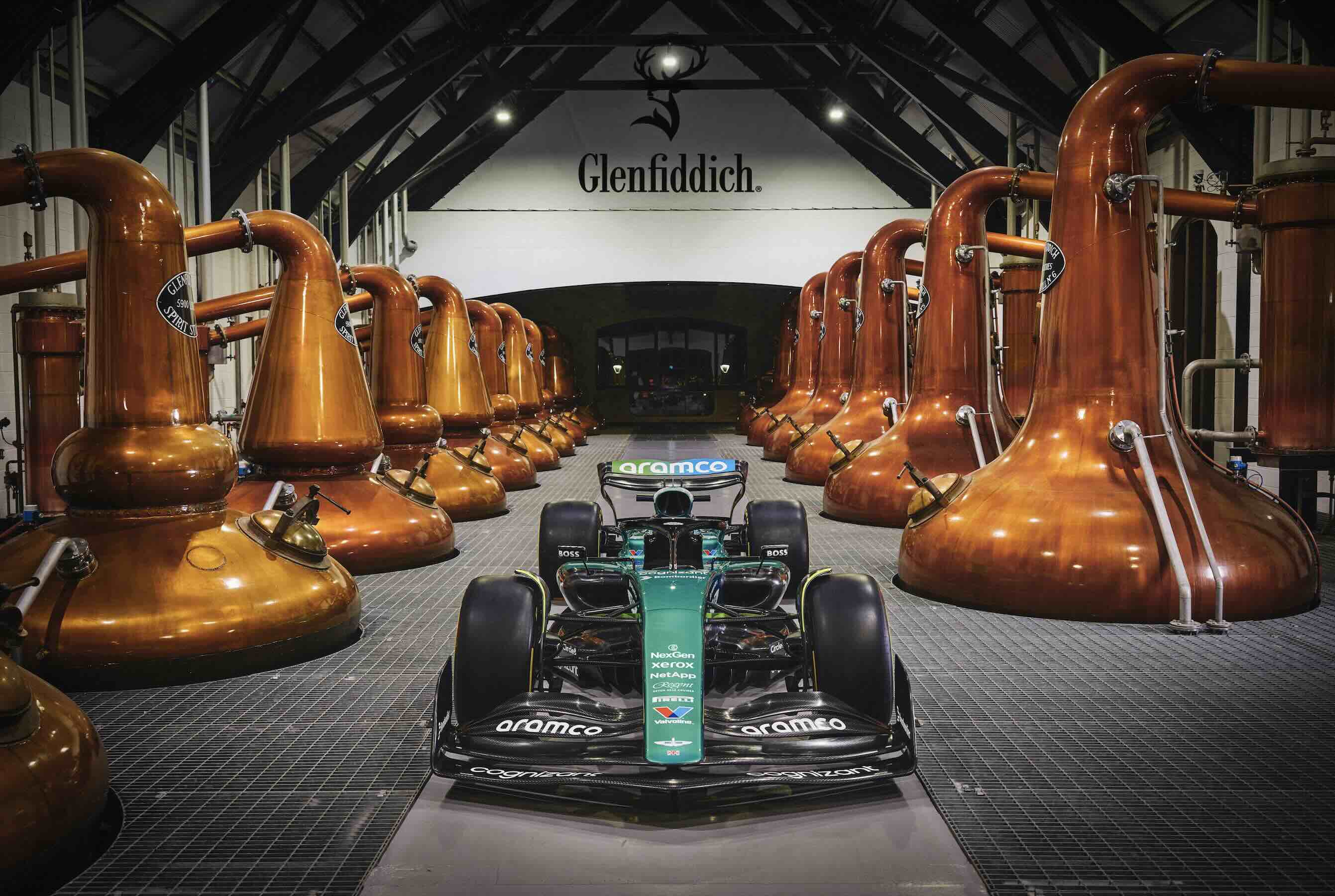 Glenfiddich 16-Year-Old limited edition with aston martin formula one