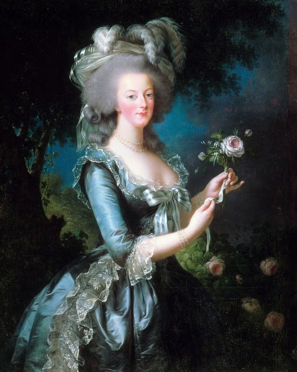 Potret mantan ratu Prancis, Marie Antoinette.