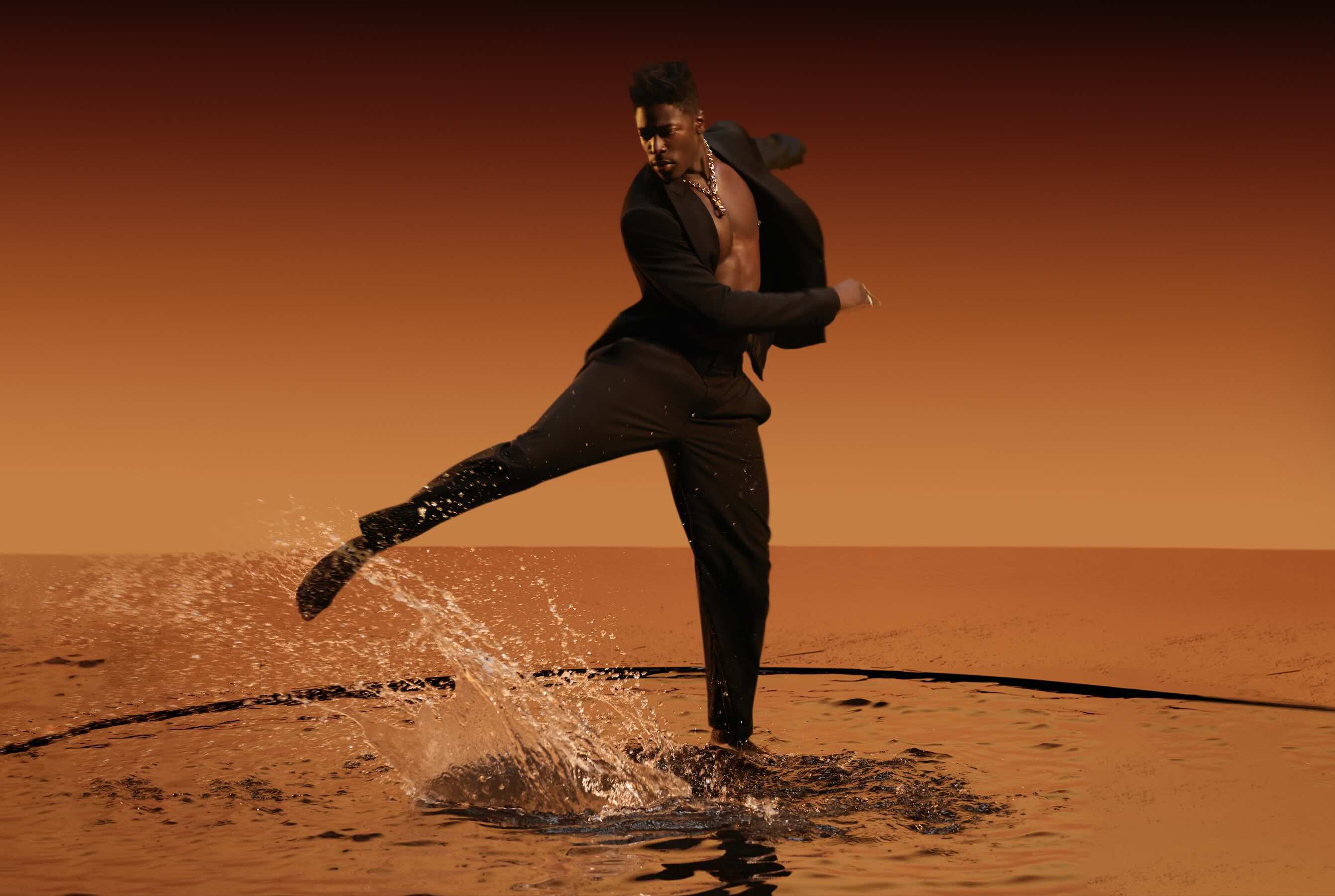 moses sumney Brand Ambassador Rabanne Million Gold For Her