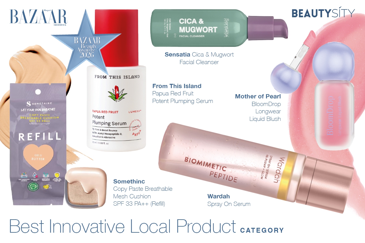 Pemenang Best Innovative Local Product  Bazaar Beauty Awards 2026