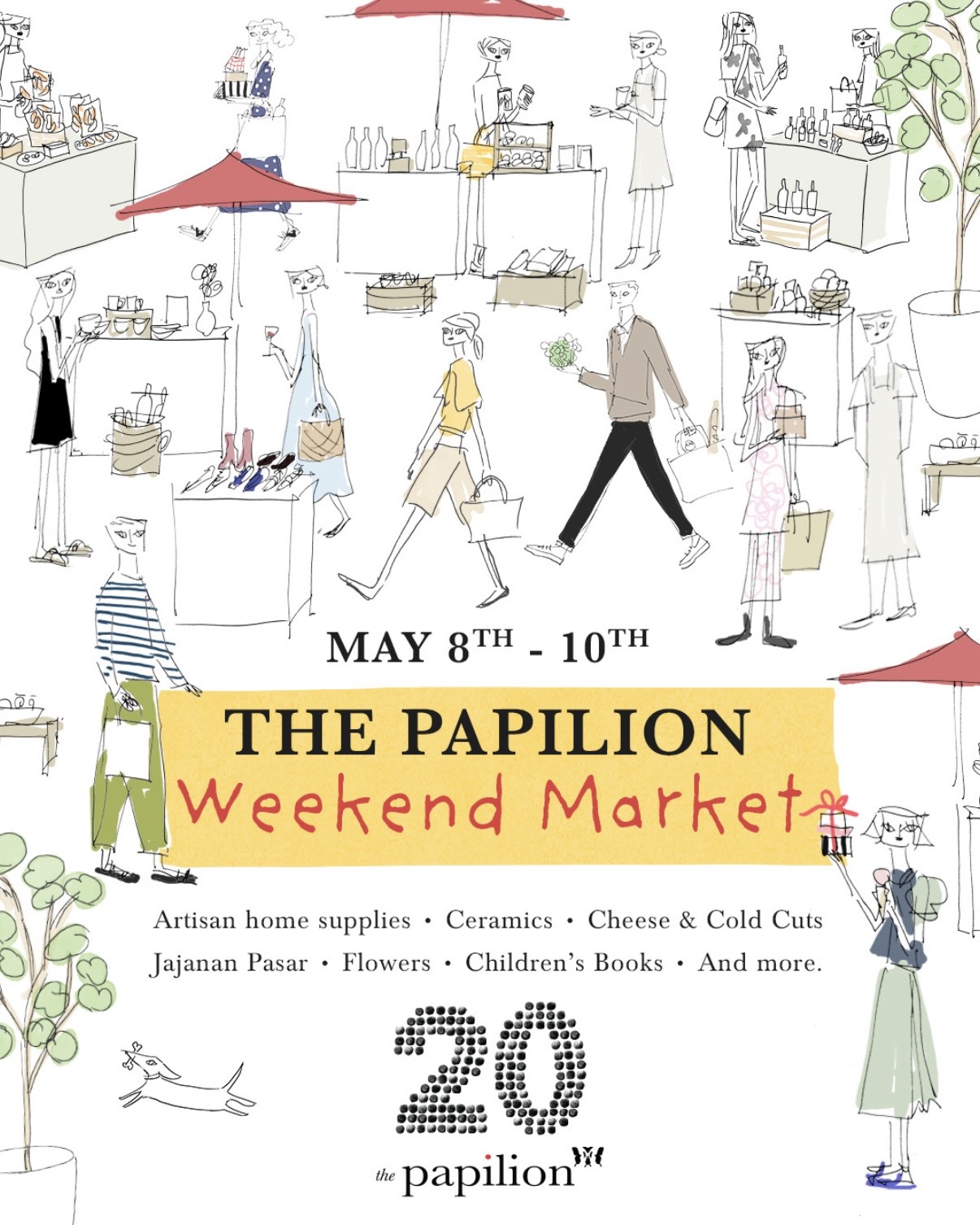 The Papilion Membuka Tahun Ke-20 Lewat Weekend Market yang Mengisi Kehidupan Kemang