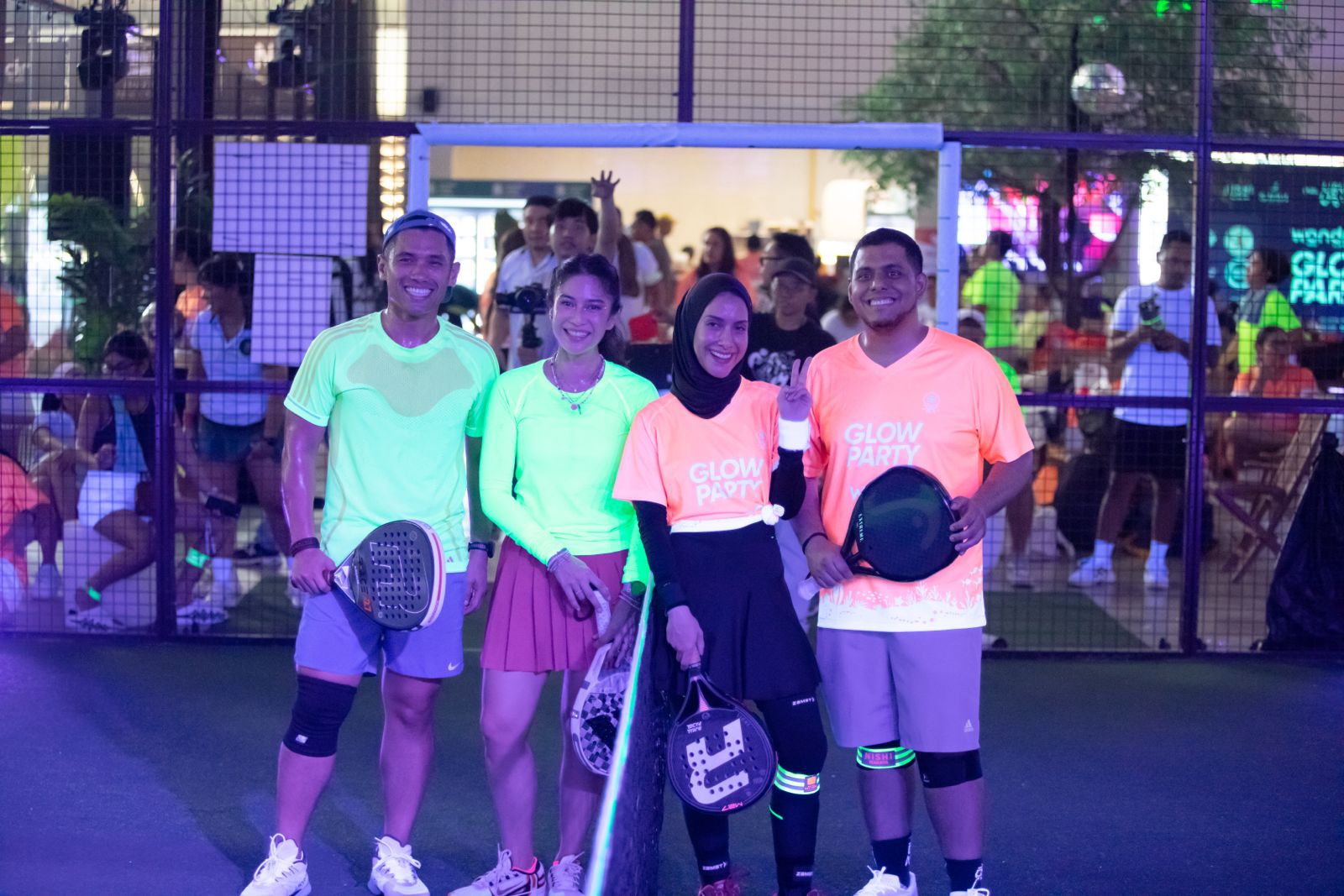 Glow Party, Turnamen Padel Glow In The Dark Pertama di Jakarta