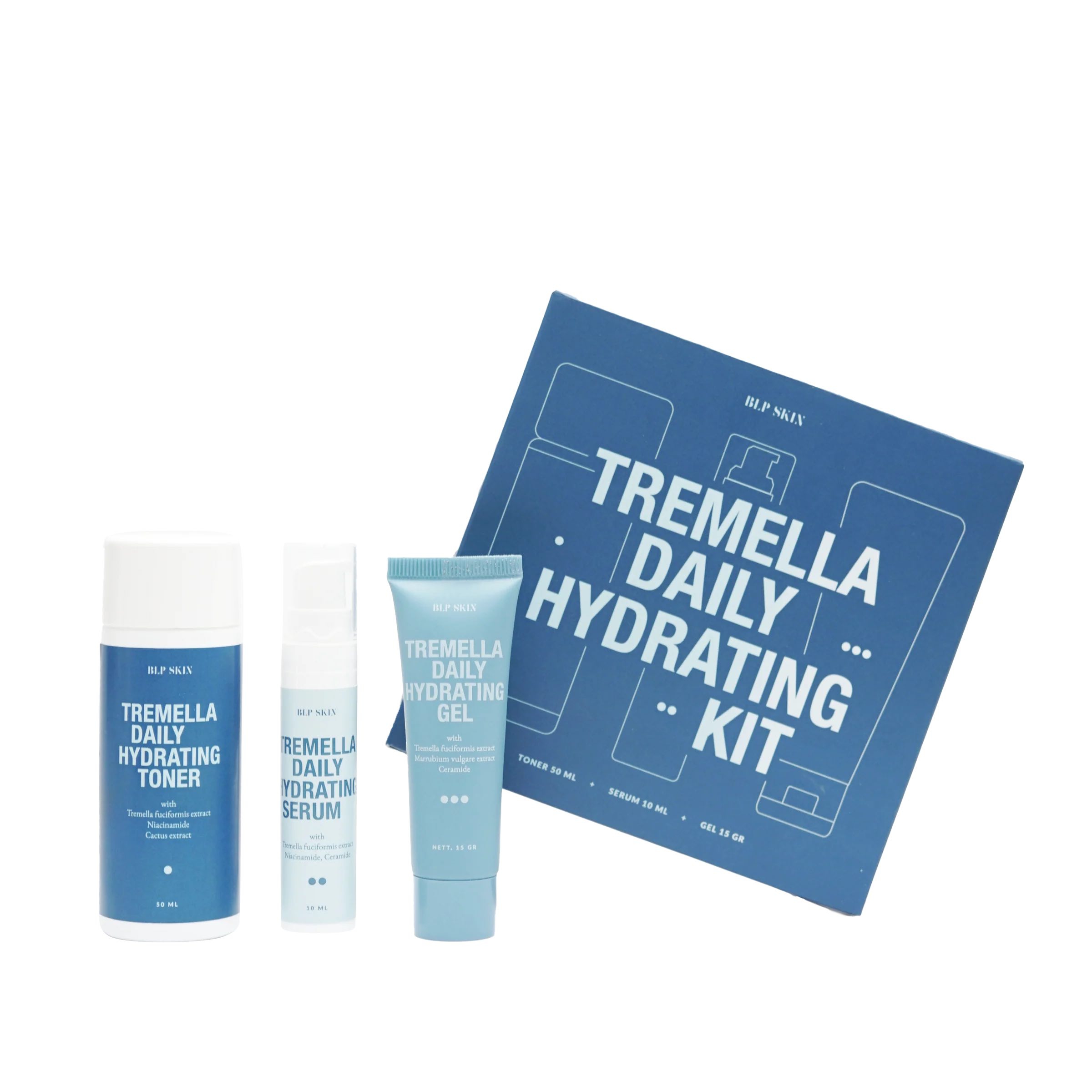 BLP Skin Tremella Daily Hydrating Kit produk beauty lokal yang travel friendly