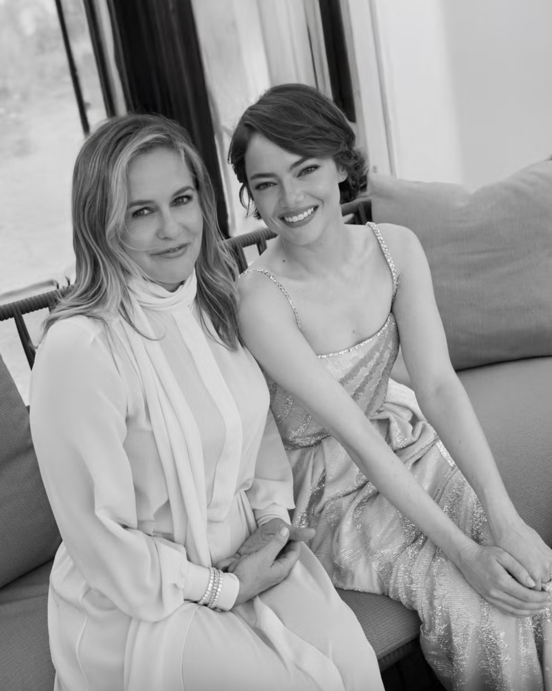 Alicia Silverstone and Emma Stone