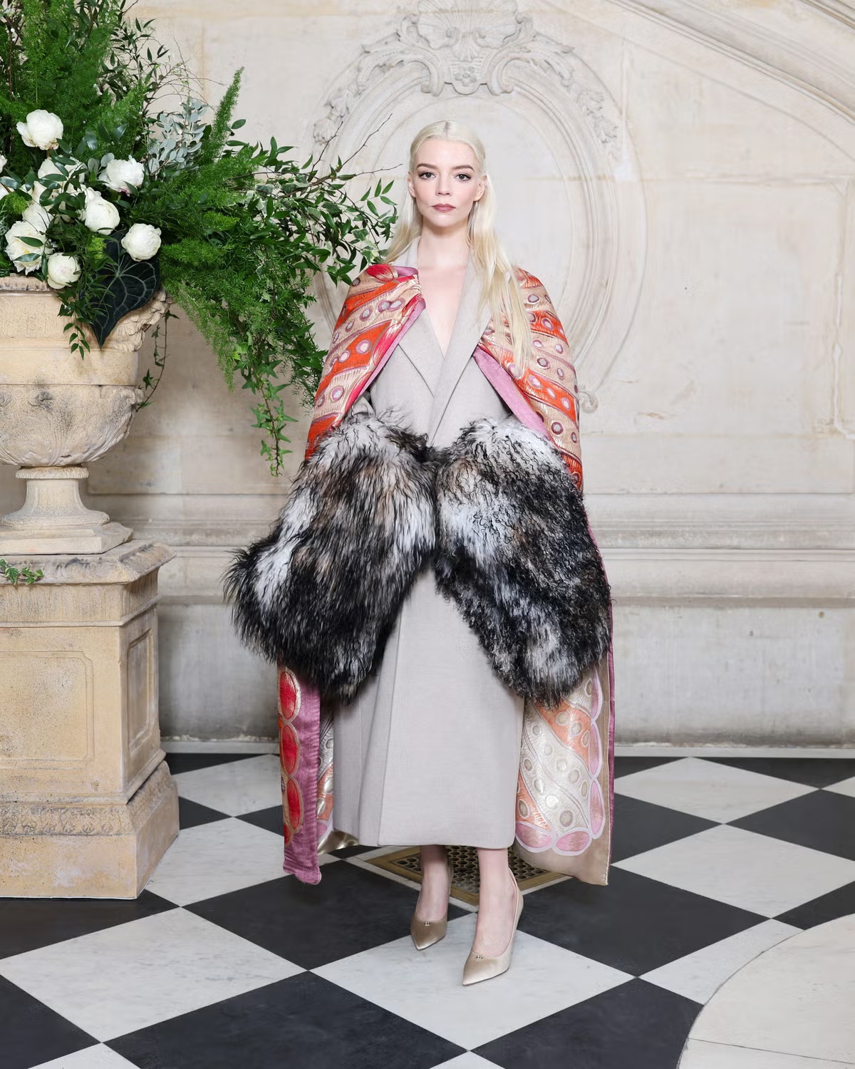 Anya Taylor-Joy di Paris Couture Fashion Week