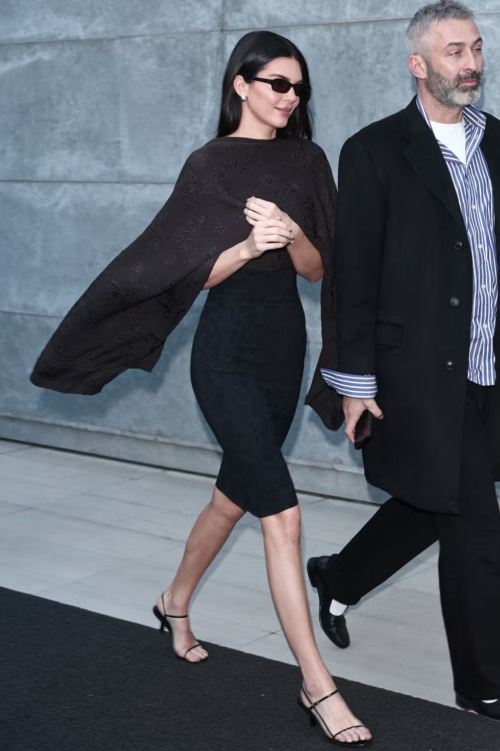 Kendall Jenner di Milan Fashion Week