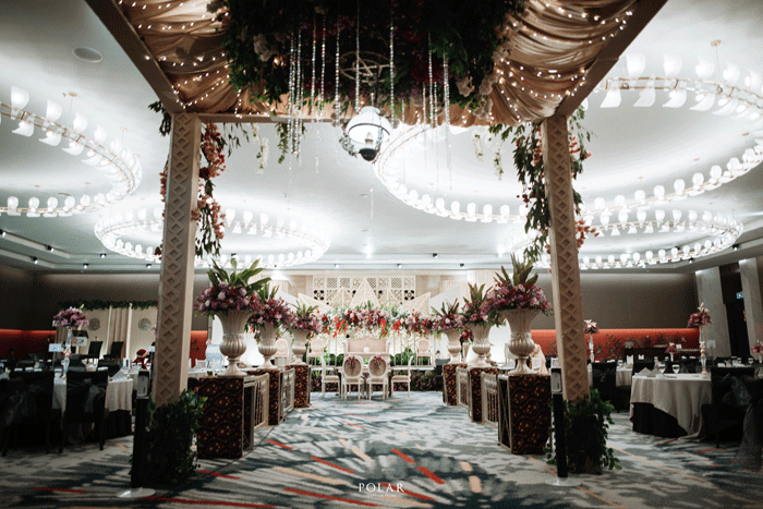 Interior dari acara pernikahan Mutia dan Andi. Foto oleh Polar Photography.