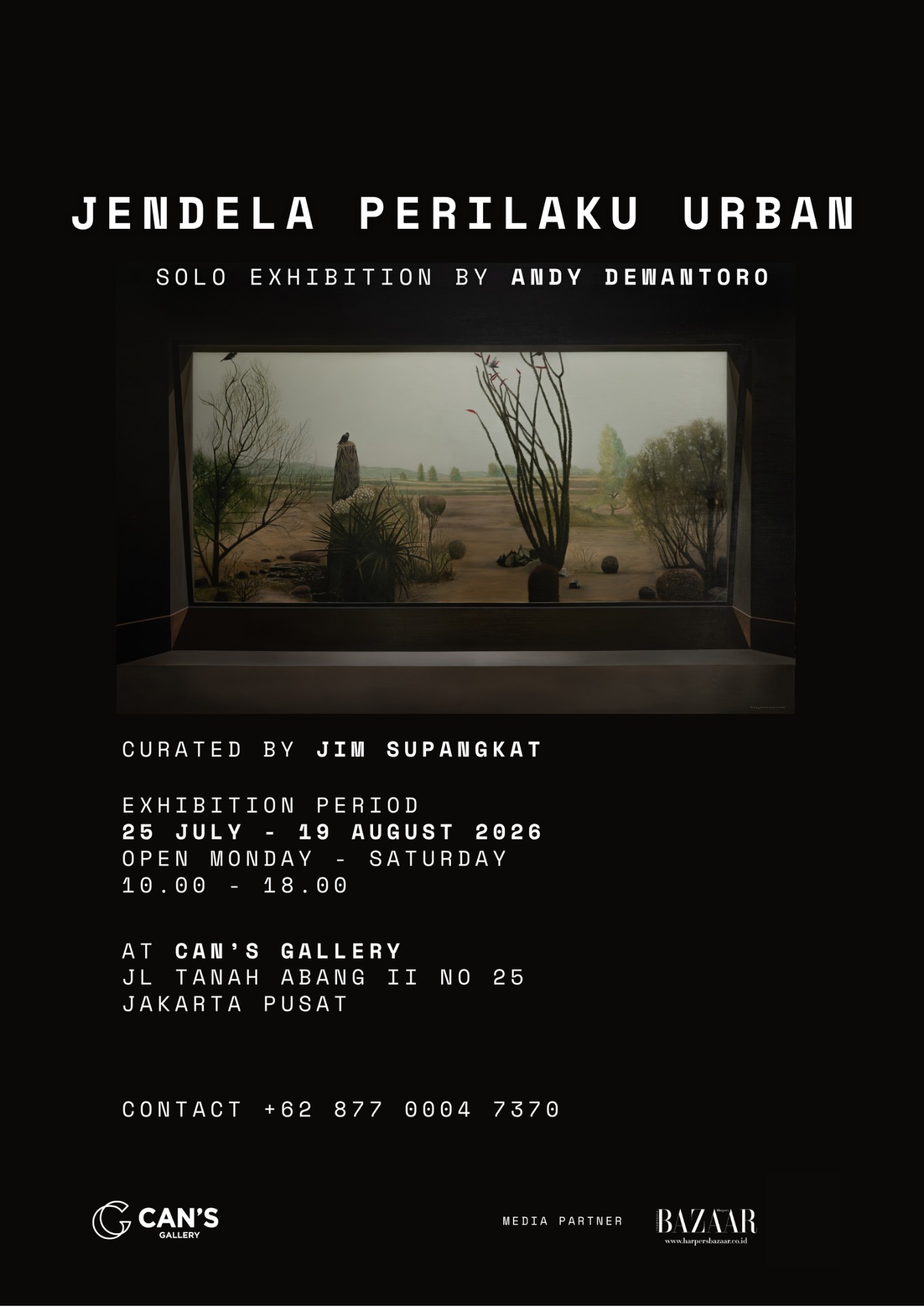 Event : Solo Exhibition by Andy Dewantoro - Jendela Perilaku Urban