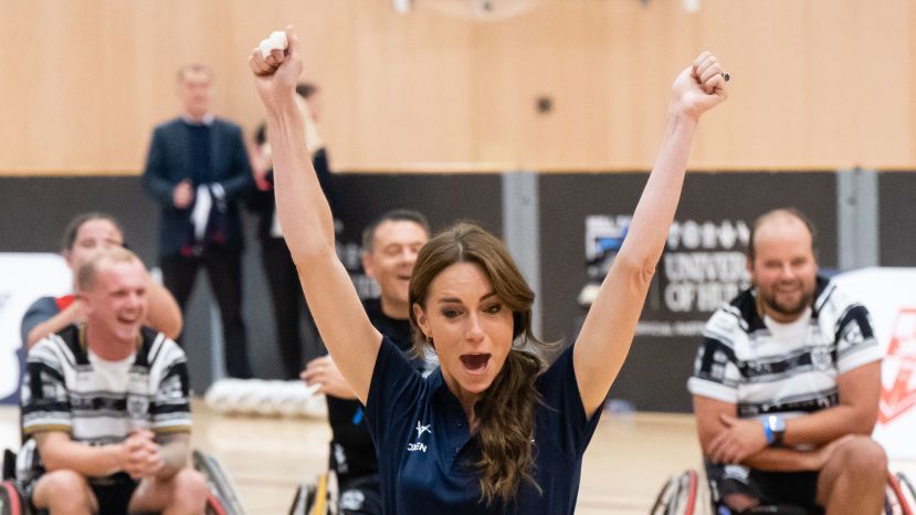 Sisi Kompetitif Kate Middleton Selama Bermain Wheelcair Rugby