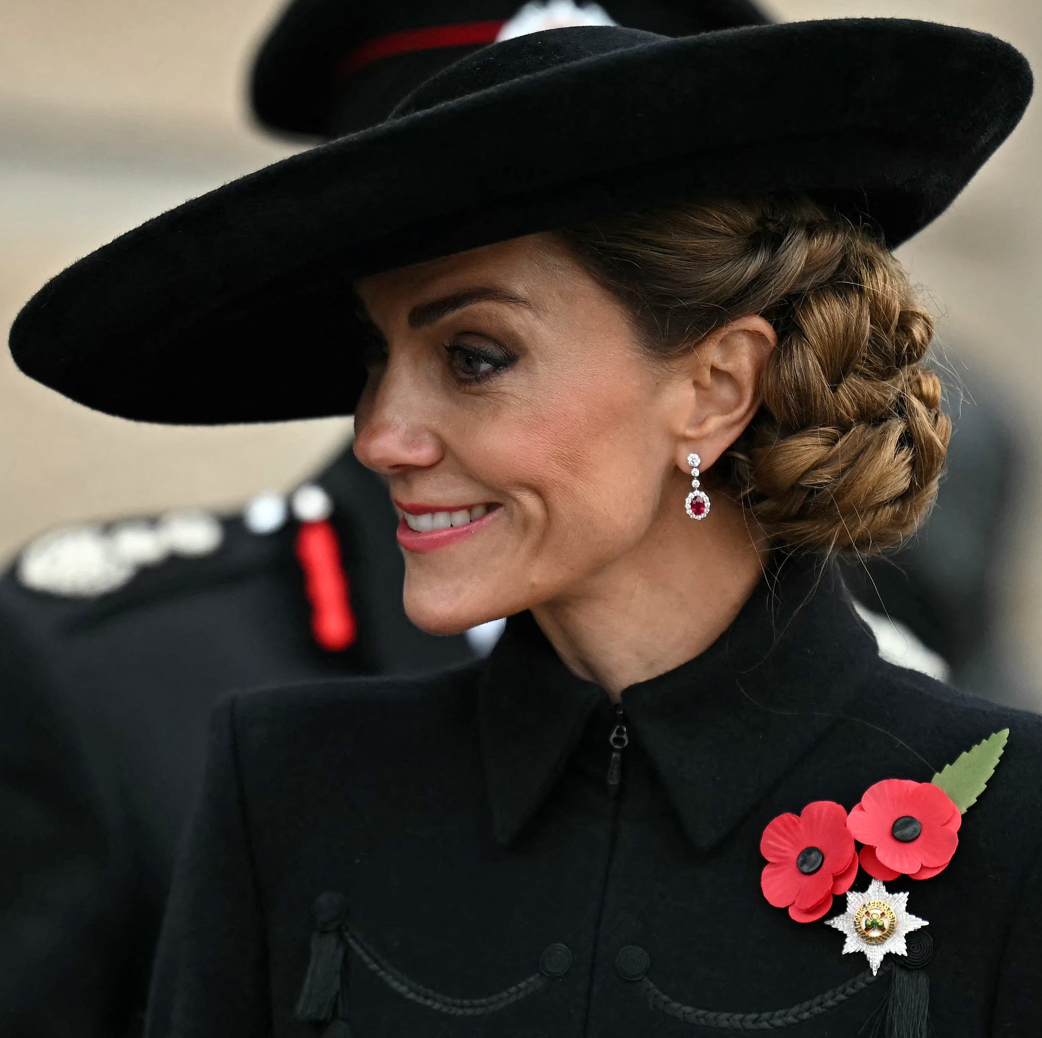 Putri Kate Menandai Debut Kerajaannya di Upacara Peringatan Hari Gencatan Senjata