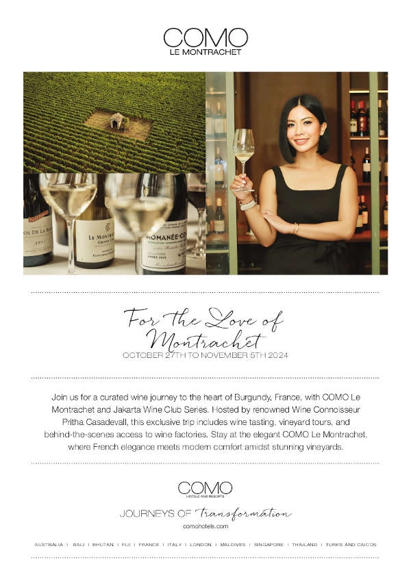 COMO Le Montrachet : For The Love of Motrachet