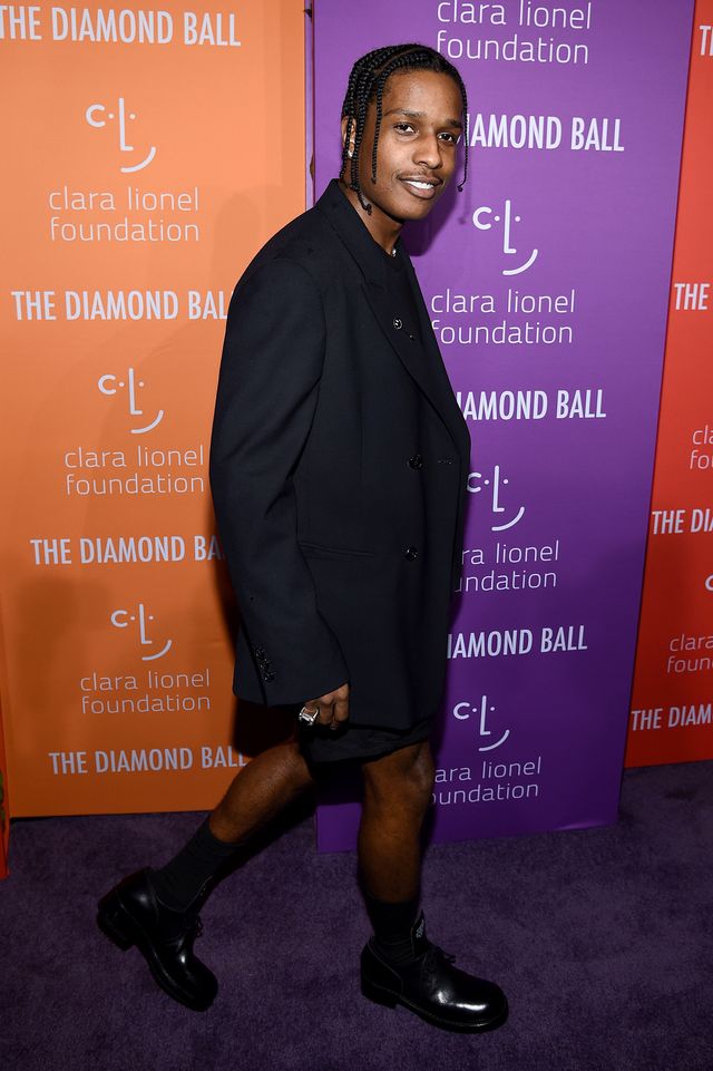 A$AP Rocky menghadiri The Diamond Ball kelima dari Rihanna