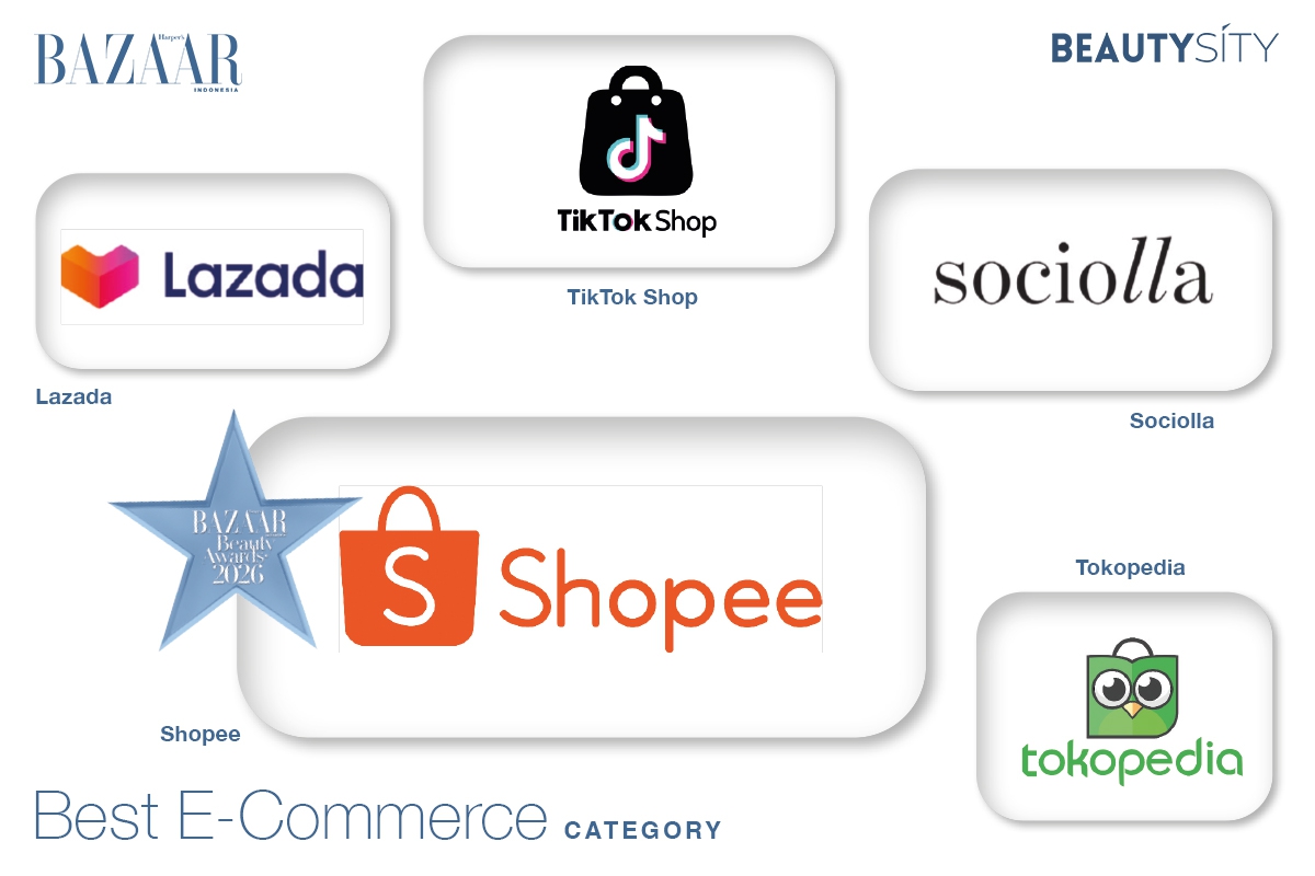 Pemenang Best E-Commerce  Bazaar Beauty Awards 2026