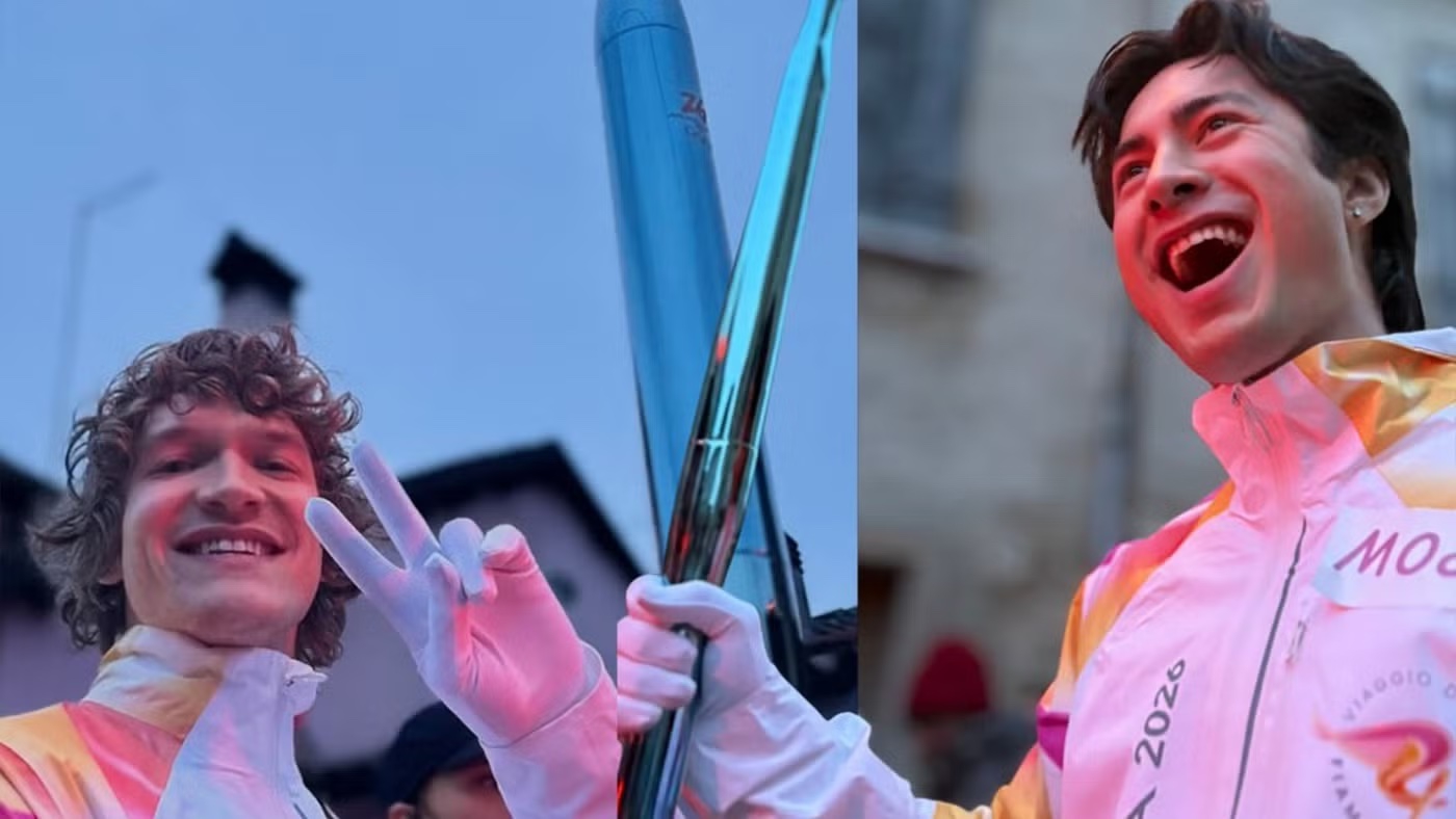 Hudson Williams & Connor Storrie dari Heated Rivalry Bawa Obor Olimpiade Musim Dingin