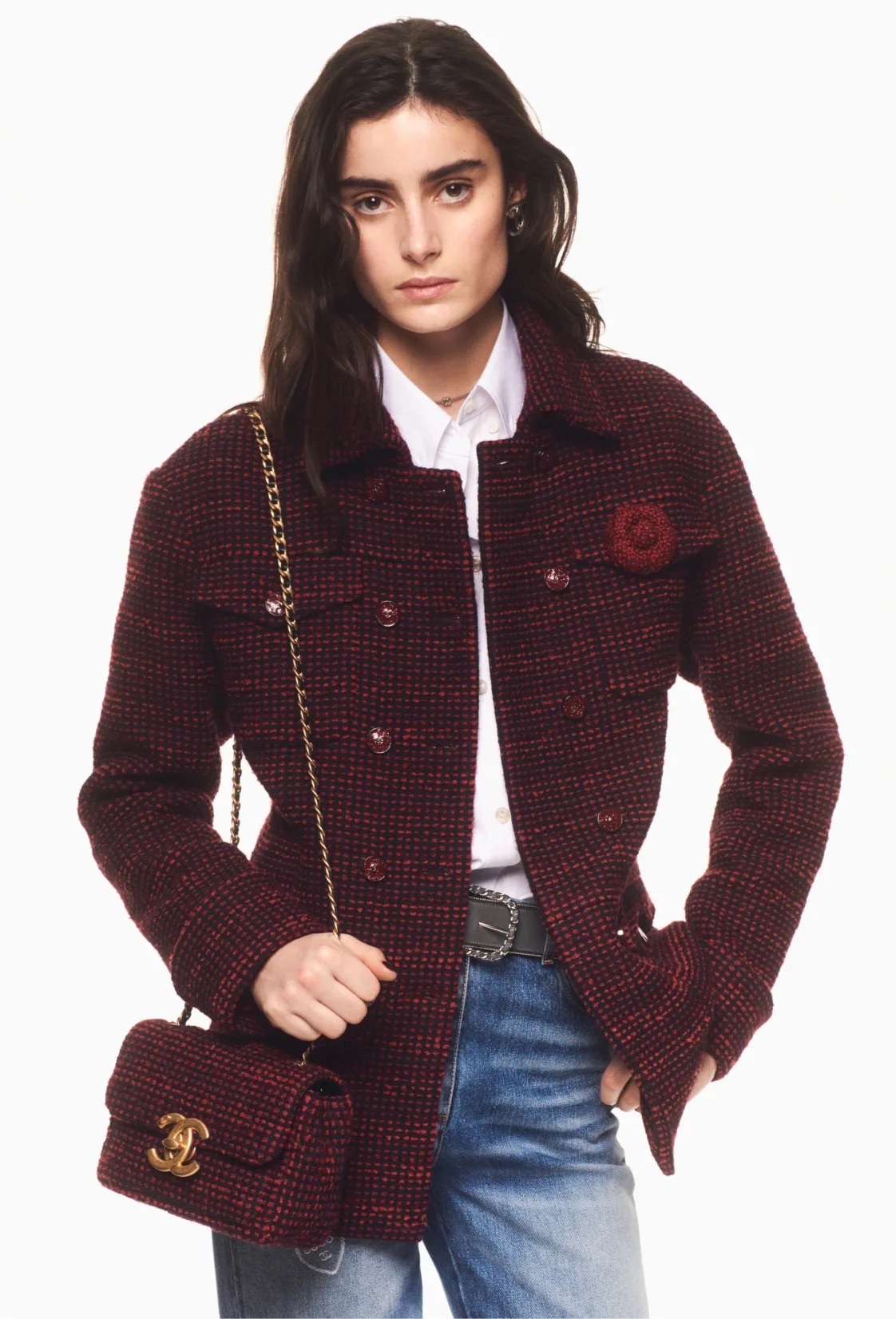 Chanel Tweed Jacket A/W 2024-25 Look 21