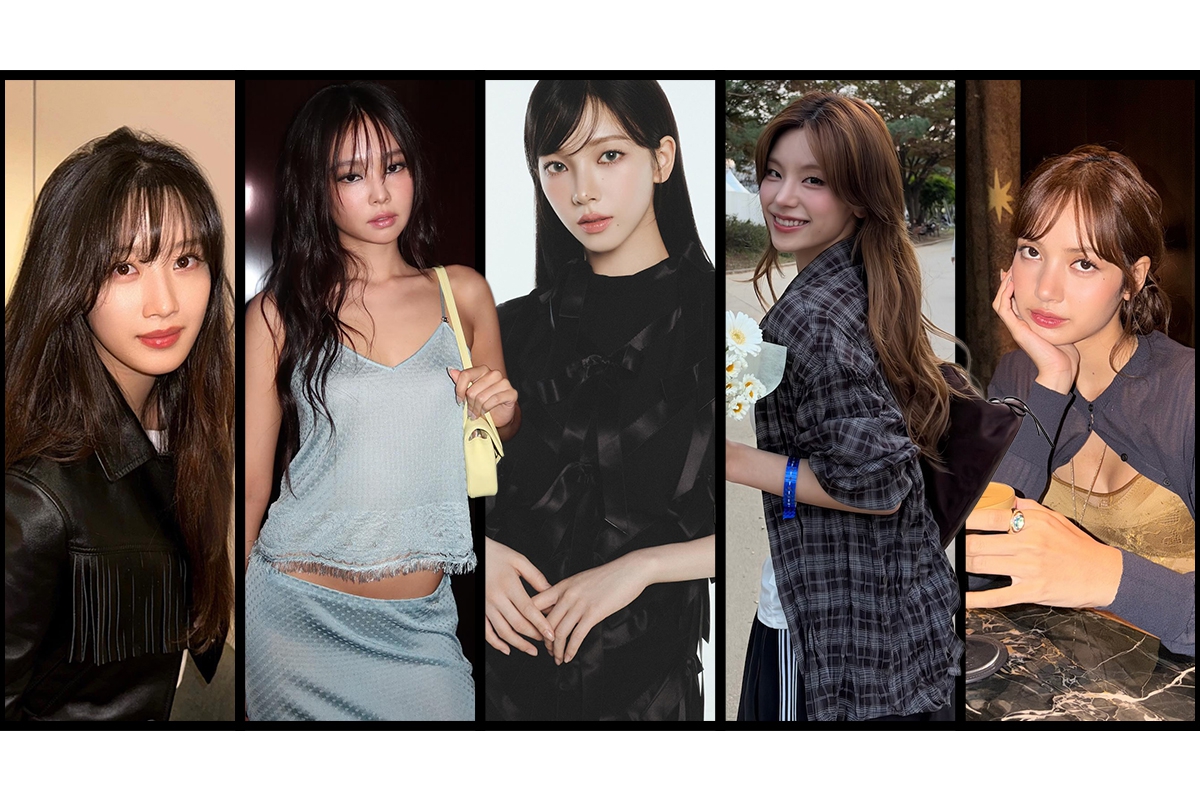 Ide Model Poni Korea untuk Wajah Bulat