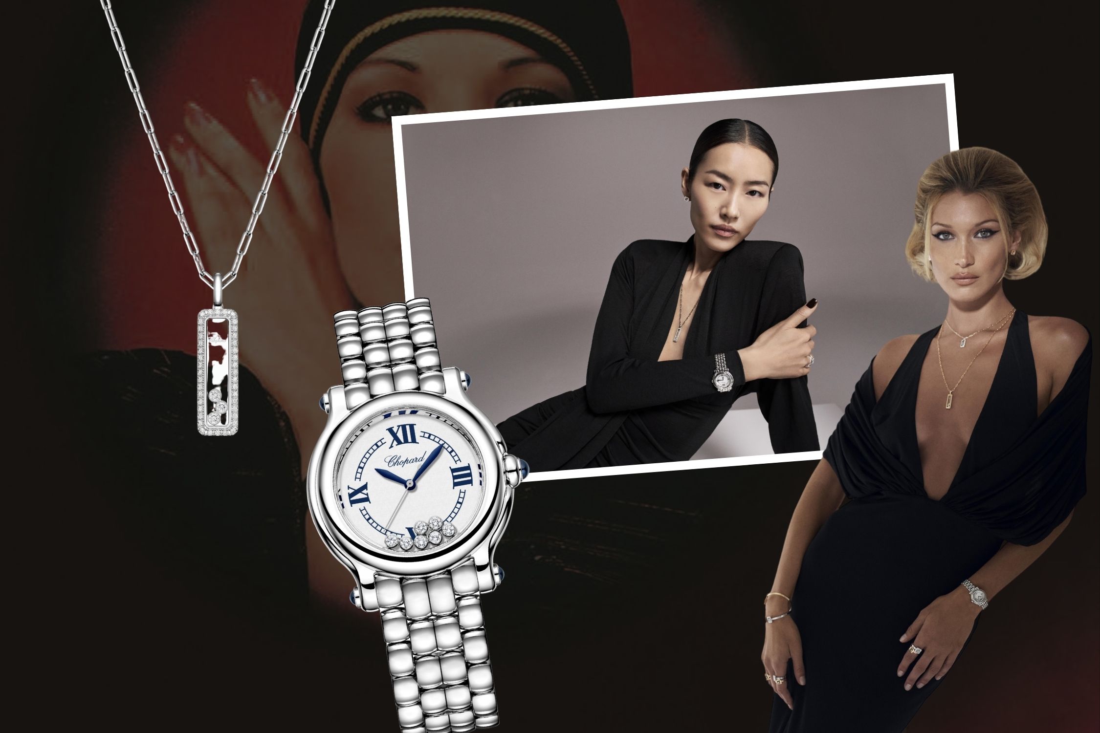 Chopard Rayakan 50 Tahun Happy Diamonds Bersama Bella Hadid dan Liu Wen
