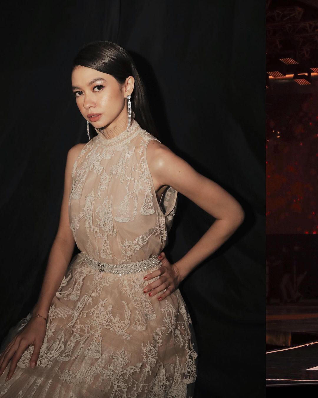 Pesona Yuki Kato ketika Tampil Mengenakan Busana dengan Model Tulle Dress