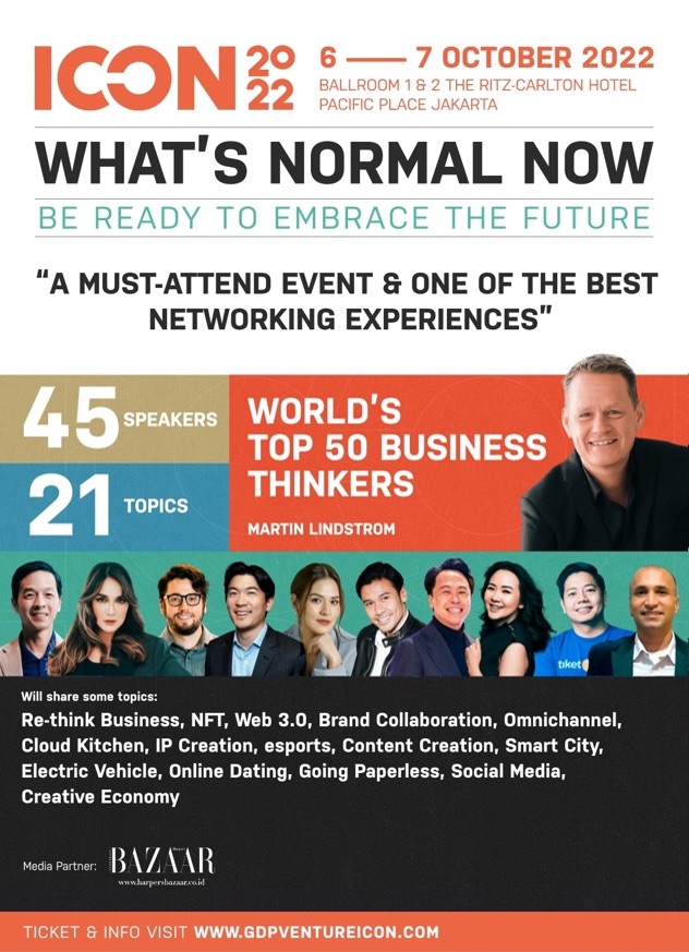 ICON2022 Jakarta Kembali Hadir Secara Offline dengan Tema "What's Normal Now"